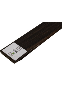 Curly Ebony Fingerboard 470x75x9 mm MB Exclusive No.2, natural curl detail