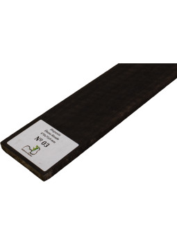 Diapasón de Ébano Rizado 470x75x9 mm MB Exclusive Nº3, detalle del rizo natural