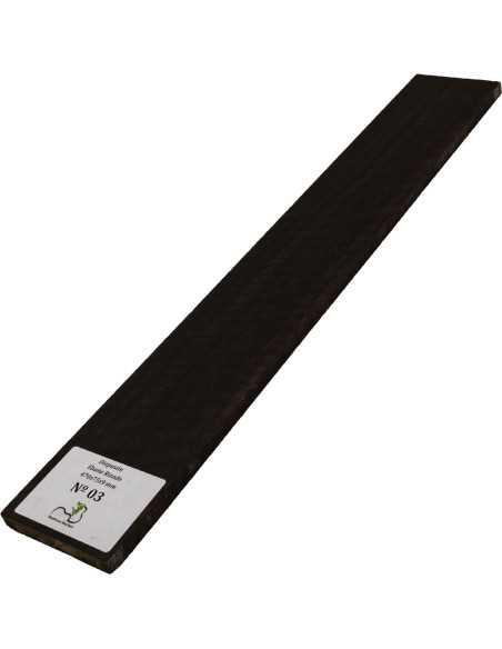 Curly Ebony Fingerboard 470x75x9 mm MB Exclusive No.3, full view