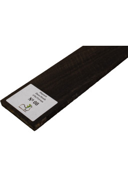 Touche en ébène ondé 470x75x9 mm MB Exclusive N°8, détail du grain ondé
