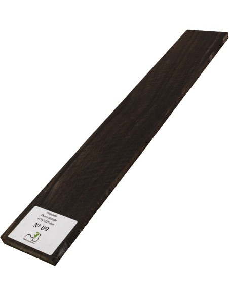 Curly Ebony Fingerboard 470x75x9 mm MB Exclusive No.9, full view
