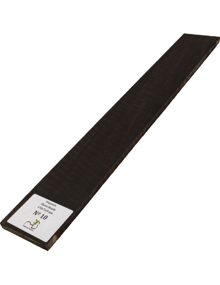 Curly Ebony Fingerboard 470x75x9 mm MB Exclusive Nº10 | Maderas Barber