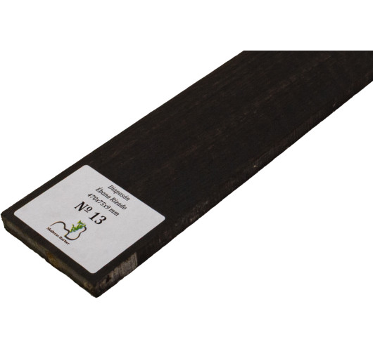 Curly Ebony Fingerboard 470x75x9 mm MB Exclusive Nº13 | Maderas Barber
