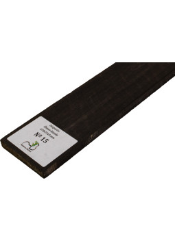 Curly Ebony Fingerboard 470x75x9 mm MB Exclusive Nº15 | Maderas Barber