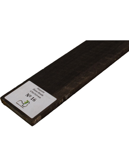 Touche en Ébène Ondée 470x75x9 mm MB Exclusive Nº16 | Maderas Barber