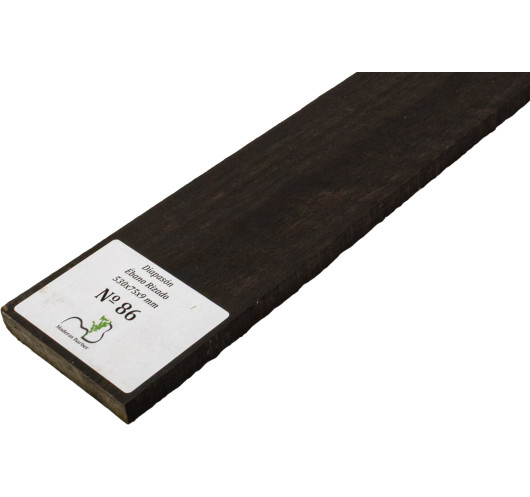 Touche en Ébène Ondé 530x75x9 mm MB Exclusive N°86 | Maderas Barber