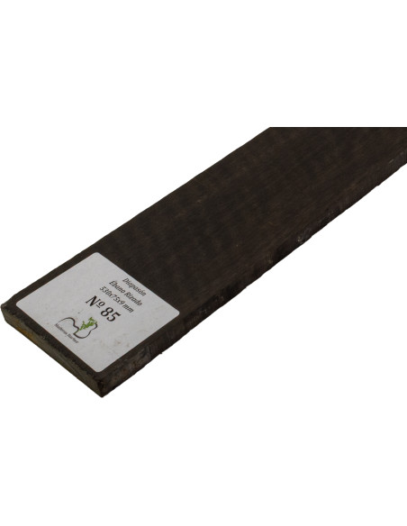 Touche en Ébène Ondé 530x75x9 mm MB Exclusive N°85 | Maderas Barber