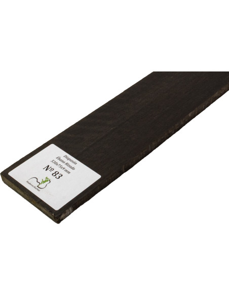 Touche en Ébène Ondé 530x75x9 mm MB Exclusive N°83 | Maderas Barber