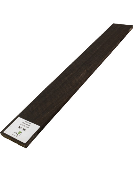 Touche en Ébène Ondé 530x75x9 mm MB Exclusive N°69 | Maderas Barber