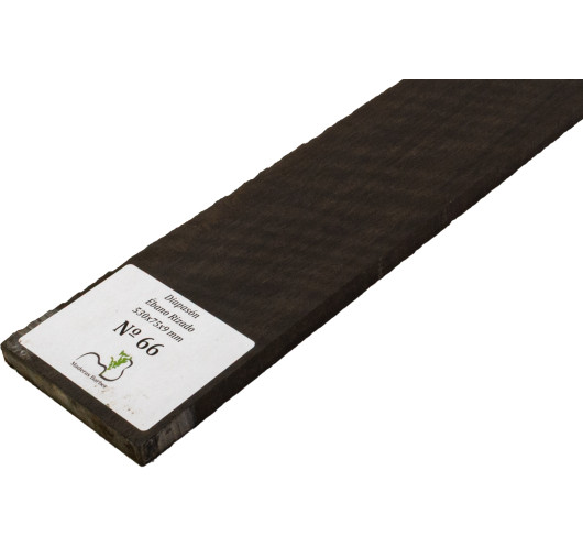 Touche en Ébène Ondé 530x75x9 mm MB Exclusive N°66 | Maderas Barber