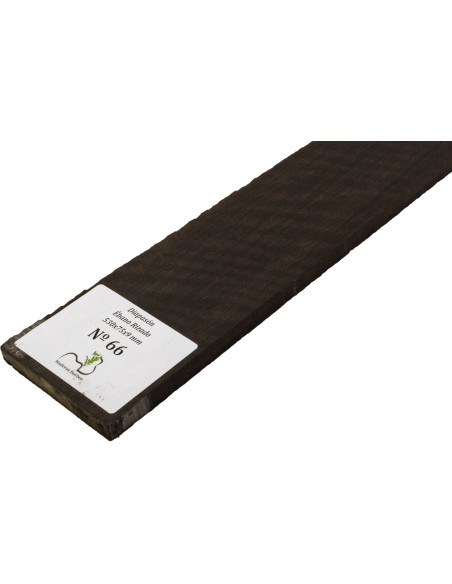 Curly Ebony Fingerboard 530x75x9 mm MB Exclusive Nº66 | Maderas Barber