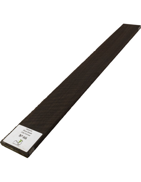 Touche en Ébène Ondé 530x75x9 mm MB Exclusive N°66 | Maderas Barber