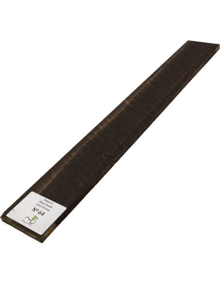 Touche en Ébène Ondé 530x75x9 mm MB Exclusive N°64 | Maderas Barber
