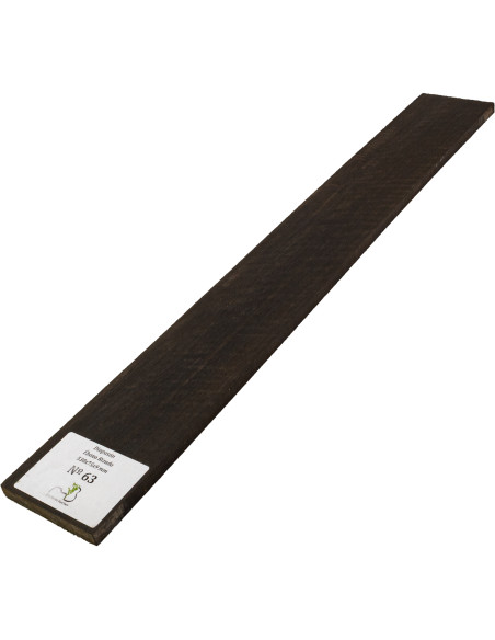 Curly Ebony Fingerboard 530x75x9 mm MB Exclusive Nº63 | Maderas Barber