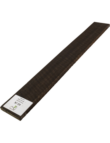 Touche en Ébène Ondé 530x75x9 mm MB Exclusive N°59 | Maderas Barber