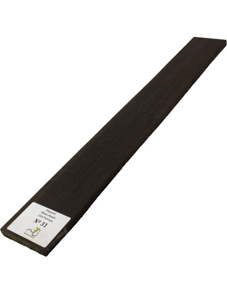 Curly Ebony Fingerboard 530x75x9 mm MB Exclusive Nº31 | Maderas Barber