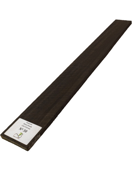 Touche en Ébène Ondé 530x75x9 mm MB Exclusive N°30 | Maderas Barber