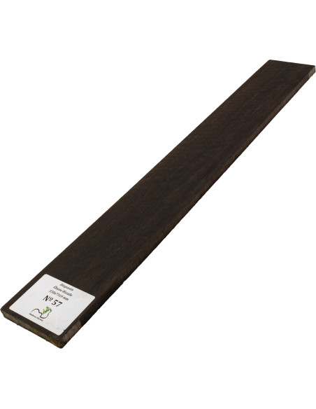 Touche en Ébène Ondé 530x75x9 mm MB Exclusive N°57 | Maderas Barber