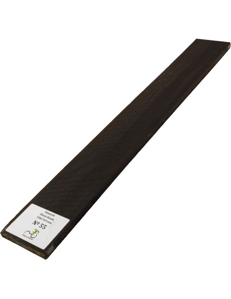 Curly Ebony Fingerboard 530x75x9 mm MB Exclusive Nº55 | Maderas Barber