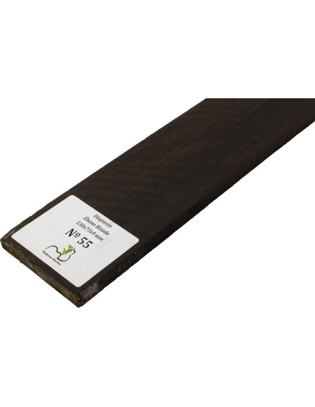 Curly Ebony Fingerboard 530x75x9 mm MB Exclusive Nº55 | Maderas Barber