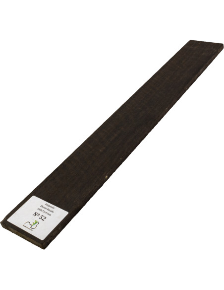 Curly Ebony Fingerboard 530x75x9 mm MB Exclusive Nº52 | Maderas Barber