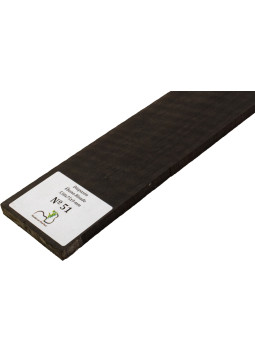 Curly Ebony Fingerboard 530x75x9 mm MB Exclusive Nº51 | Maderas Barber