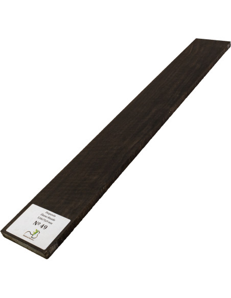 Touche en Ébène Ondé 530x75x9 mm MB Exclusive N°49 | Maderas Barber