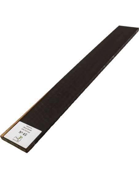 Touche en Ébène Ondé 530x75x9 mm MB Exclusive N°45 | Maderas Barber