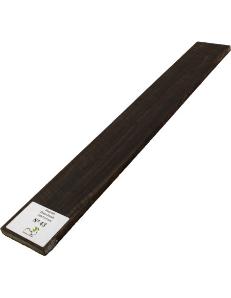 Curly Ebony Fingerboard 530x75x9 mm MB Exclusive Nº43 | Maderas Barber