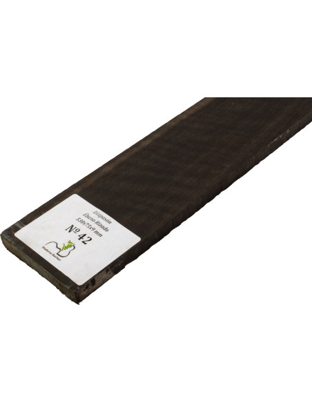 Curly Ebony Fingerboard 530x75x9 mm MB Exclusive Nº42 | Maderas Barber
