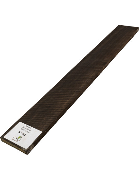 Curly Ebony Fingerboard 530x75x9 mm MB Exclusive Nº41 | Maderas Barber