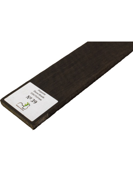 Touche en Ébène Ondé 530x75x9 mm MB Exclusive N°39 | Maderas Barber