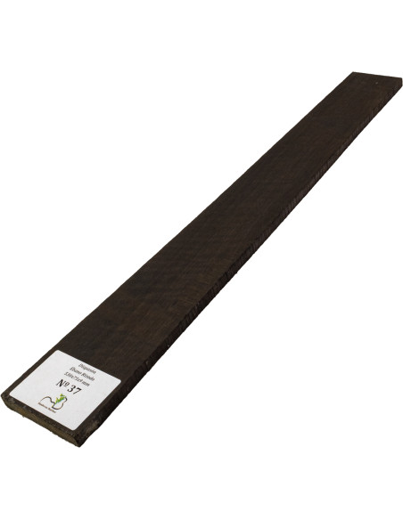 Curly Ebony Fingerboard 530x75x9 mm MB Exclusive Nº37 | Maderas Barber