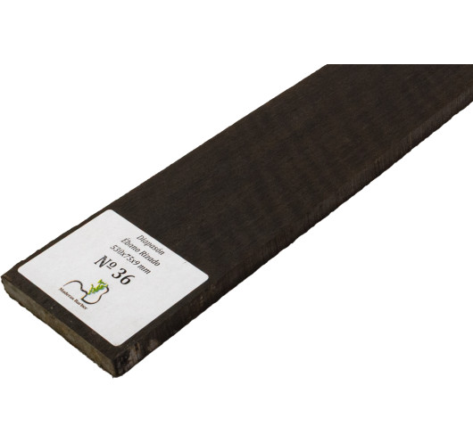 Touche en Ébène Ondé 530x75x9 mm MB Exclusive N°36 | Maderas Barber