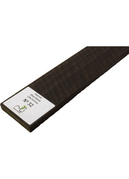 Touche en Ébène Ondé 530x75x9 mm MB Exclusive N°32 | Maderas Barber