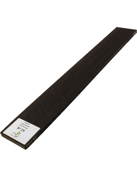 Diapasón de Ébano Rizado 530x75x9 mm MB Exclusive Nº29 | Maderas Barber