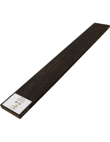 Touche en Ébène Ondé 530x75x9 mm MB Exclusive N°25 | Maderas Barber