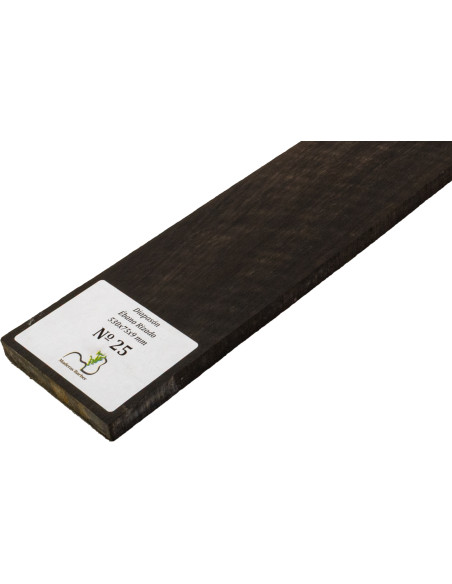 Touche en Ébène Ondé 530x75x9 mm MB Exclusive N°25 | Maderas Barber