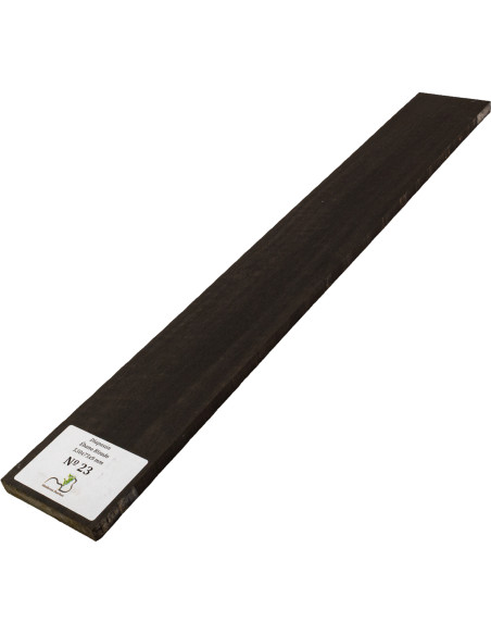 Curly Ebony Fingerboard 530x75x9 mm MB Exclusive Nº23 | Maderas Barber