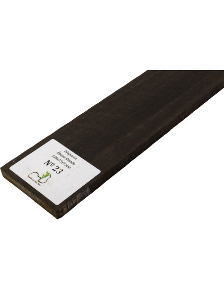 Diapasón de Ébano Rizado 530x75x9 mm MB Exclusive Nº23 | Maderas Barber
