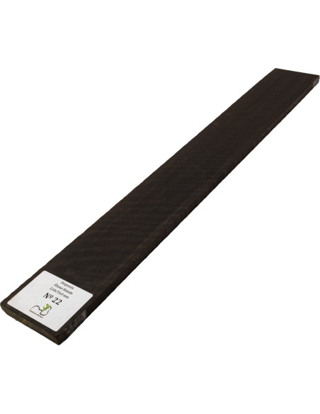 Curly Ebony Fingerboard 530x75x9 mm MB Exclusive Nº22 | Maderas Barber