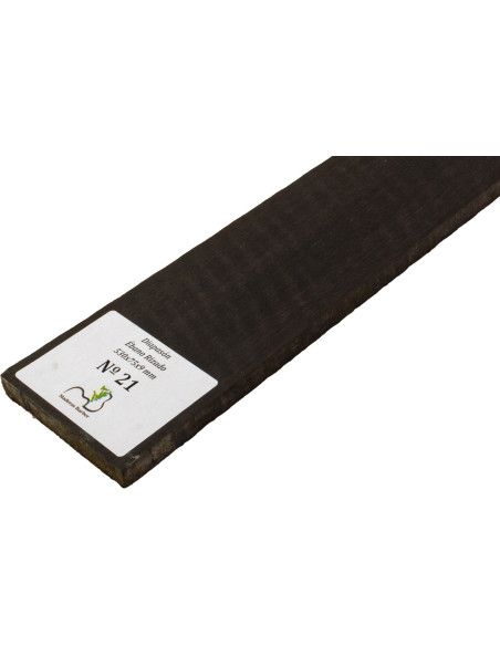 Touche en Ébène Ondé 530x75x9 mm MB Exclusive N°21 | Maderas Barber