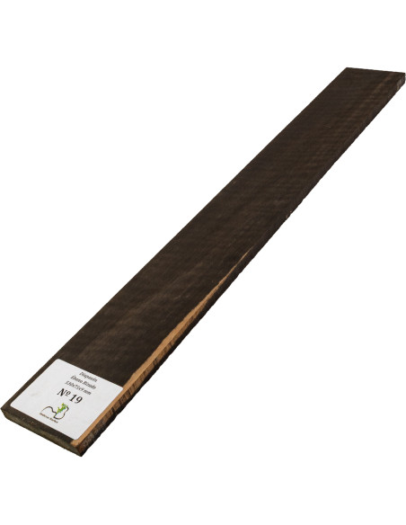 Diapasón de Ébano Rizado 530x75x9 mm MB Exclusive Nº19 | Maderas Barber