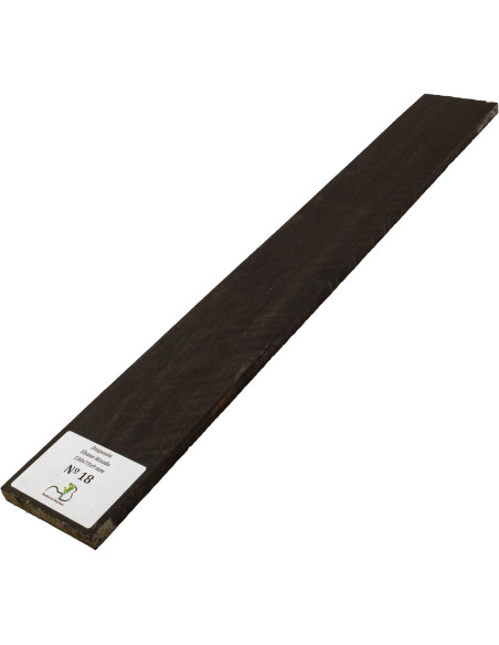 Diapasón de Ébano Rizado 530x75x9 mm MB Exclusive Nº18 | Maderas Barber
