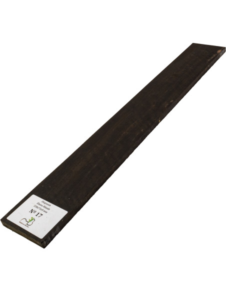 Curly Ebony Fingerboard 530x75x9 mm MB Exclusive Nº17 | Maderas Barber