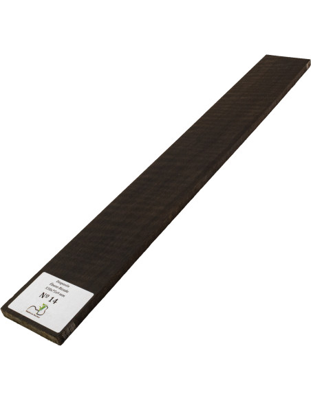 Touche en Ébène Ondé 530x75x9 mm MB Exclusive N°14 | Maderas Barber