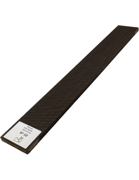 Touche en Ébène Ondé 530x75x9 mm MB Exclusive N°10 | Maderas Barber