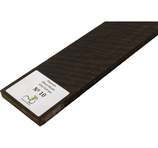 Curly Ebony Fingerboard 530x75x9 mm MB Exclusive Nº10 | Maderas Barber