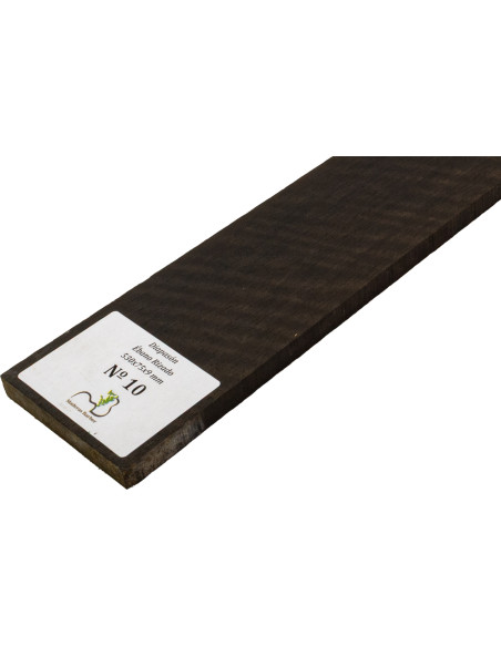 Curly Ebony Fingerboard 530x75x9 mm MB Exclusive Nº10 | Maderas Barber