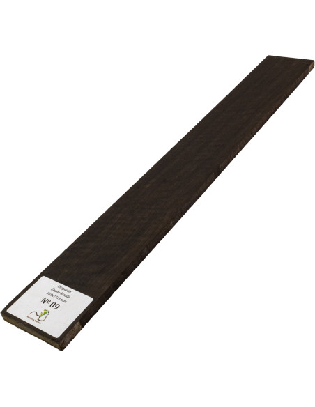 Curly Ebony Fingerboard 530x75x9 mm MB Exclusive Nº9 | Maderas Barber